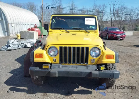 2000 Jeep Wrangler Se z USA, uszkodzony, nr VIN 1J4FA29P1YP787198
